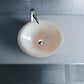 Crema Marfil Marble Natural Stone V-Shape Tapered Above Vanity Bathroom Sink High-Gloss Polished