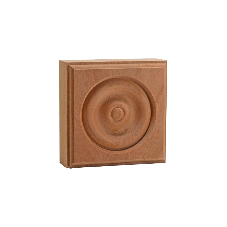 EWAP30 Rosette Casing Corner Block 1 inch x 3 inch Square