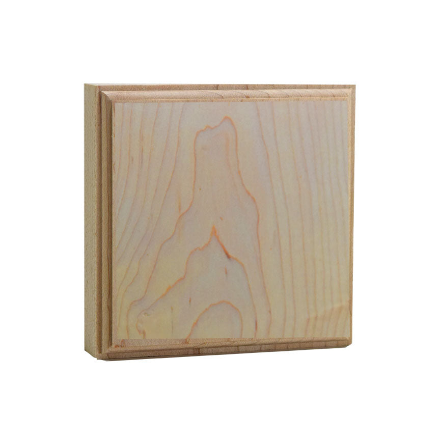 EWAP41 Hardwood Casing Corner Block 1 inch x 4 inch Square