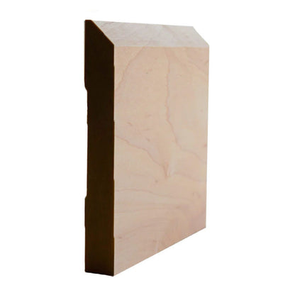 EWBB15 Beveled 5-1/4 inch Tall Baseboard Moulding