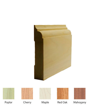 EWBB22 Nose and Cove 3-1/2 inch Baseboard Moulding