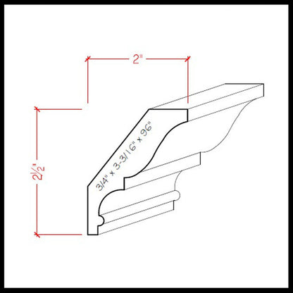 EWCR17 Crown Moulding Trim