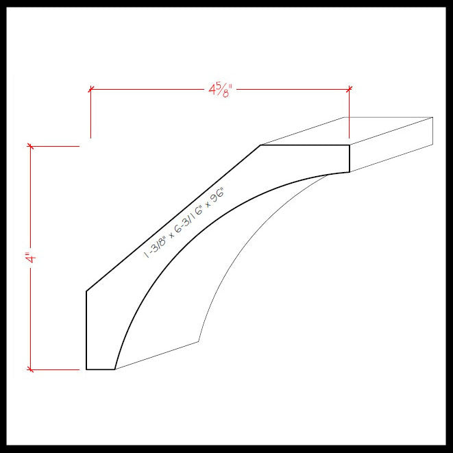 EWCR41 Large Cove Crown Moulding