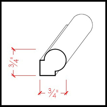 EWPM40 Round Panel Moulding Trim