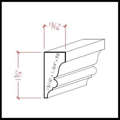 EWSC11 Solid Crown Moulding