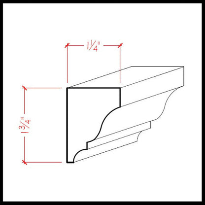 EWSC18 Solid Crown Moulding