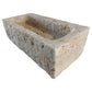 TCSC | Ephesus Light Travertine Rustic Old-world Look Wall-mount Outdoor Sink (W)18" (L)28" (H)8"