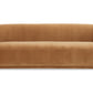 Faye Sofa Tan Faux Mohair