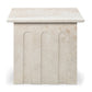 Forum Side Table Cream Marble