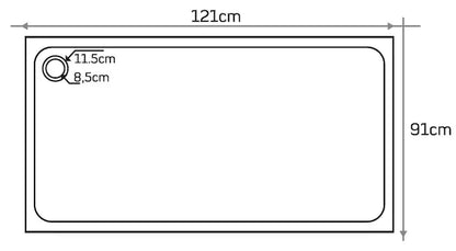 TCSC | Shell Stone Limestone Rectangular Shower Base Hand-carved from Solid Block (W)36" (L)48"