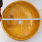 Golden Sienna Travertine Natural Stone Bathroom Above Vanity Vessel Sink