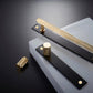 Modern Cabinet Handles with Backplates