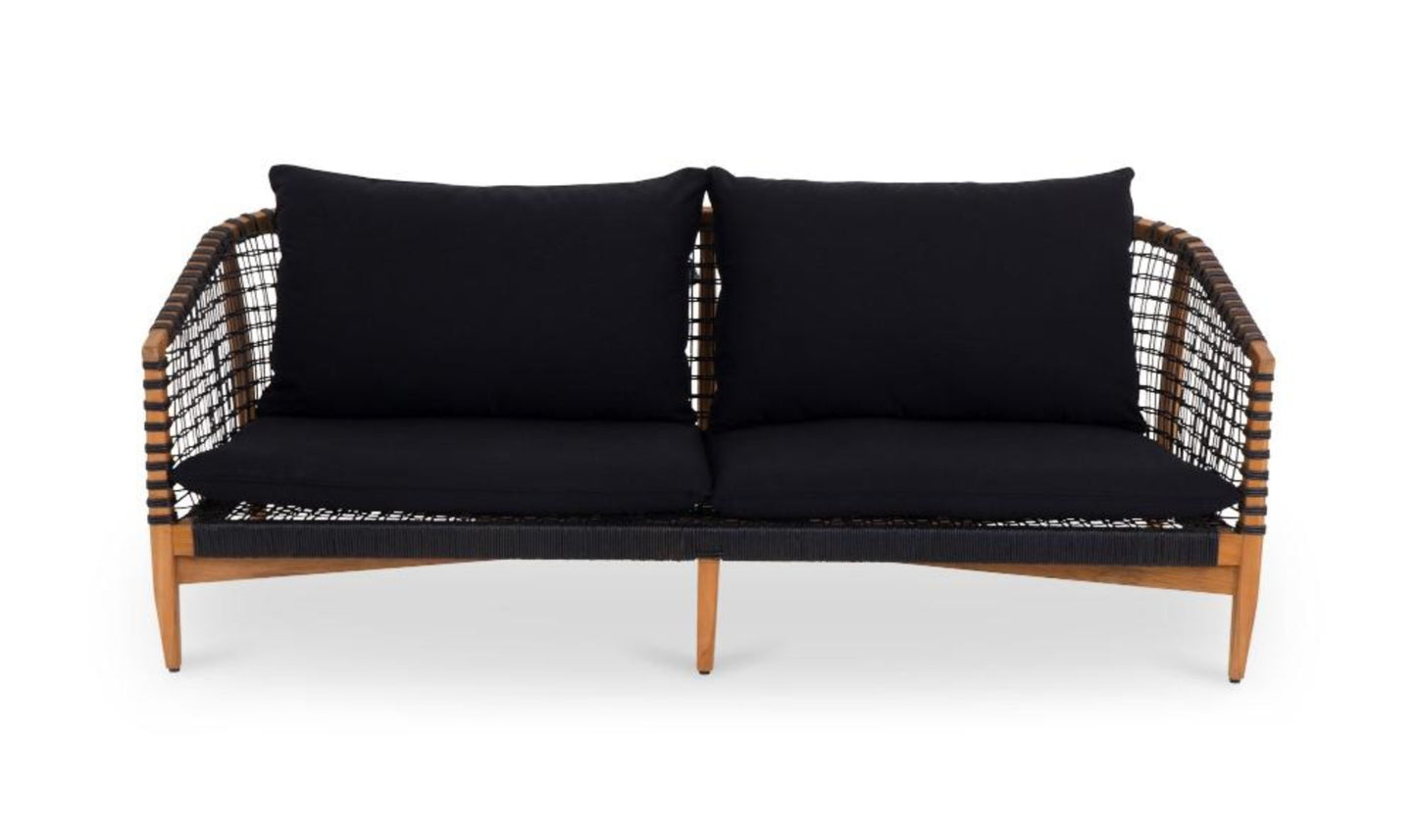 KUNA BLACK OUTDOOR SOFA