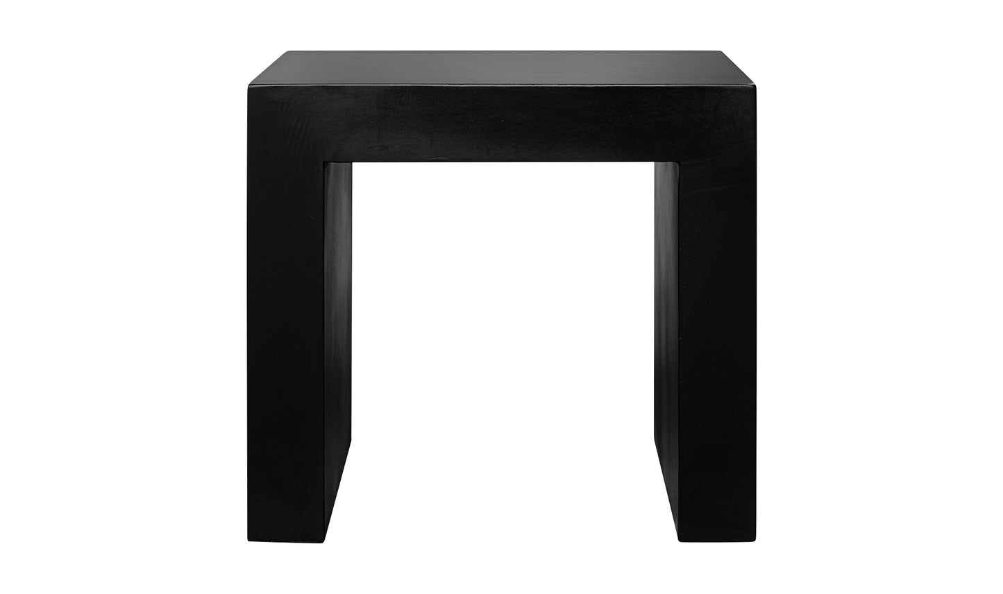 Lazarus Outdoor Stool Black