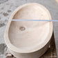 Light Travertine Natural Stone Designer Above Vanity Bathroom Vessel Sink Honed