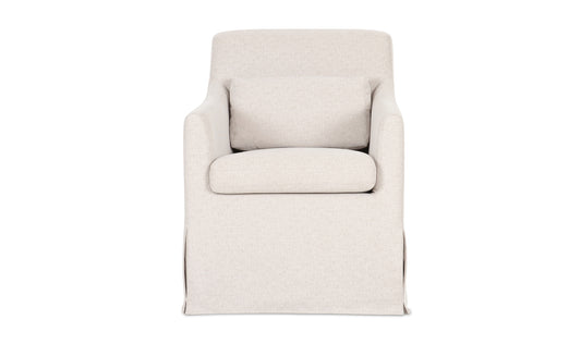 Lydia Slipcover Dining Chair Beige