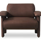 Marcello Lounge Chair Dark Brown