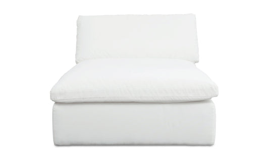 Miles Outdoor Chaise White