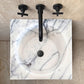 Natural Stone New York White Marble Stand-alone Pedestal Cone Shaped Bathroom Sink