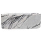 TCSC | New York Marble Bathtub Hand-carved from Solid Marble Block (W)32" (L)73" (H)24"