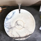 New York Marble Natural Stone Round Above Vanity Bathroom Sink Polished (D)15.5" (H)4.5"