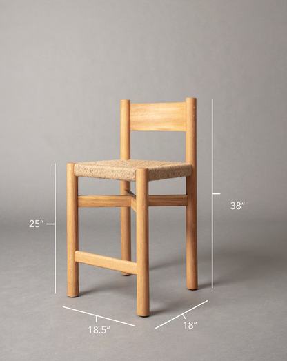 Nonna Counter Stool - White Oak