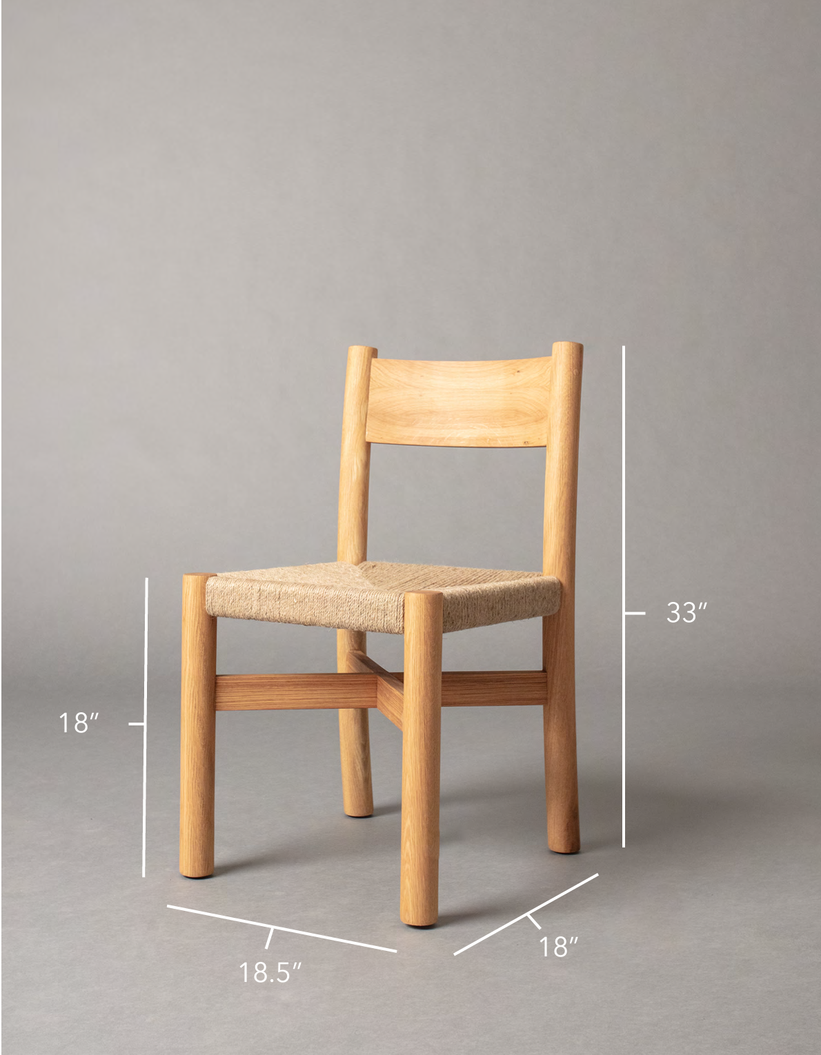 Nonna Dining Chair - White Oak