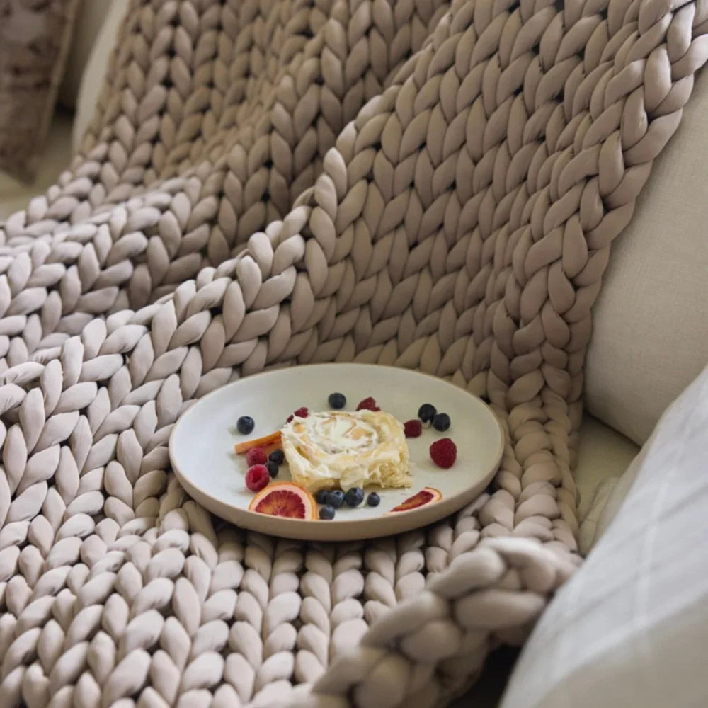 Ice Knit Weighted Blanket by Nuzzie