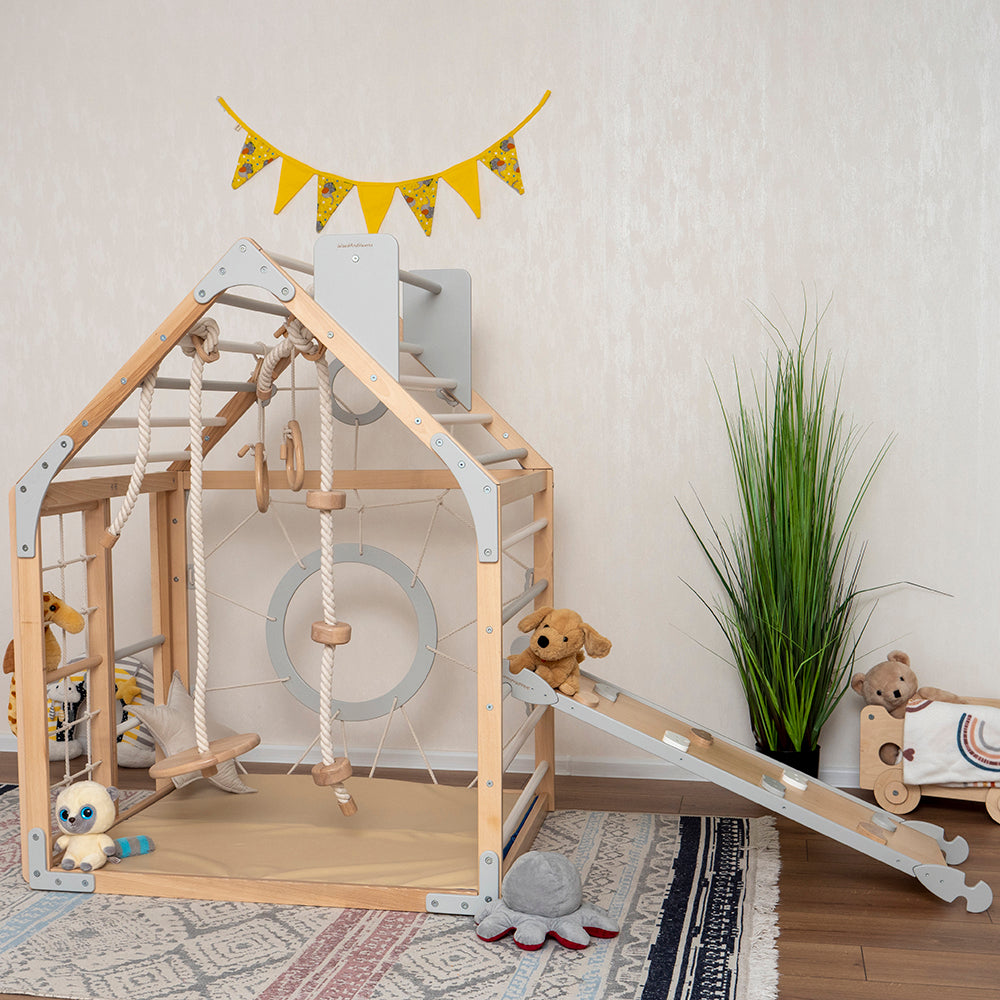 Wooden Climbing Playhouse