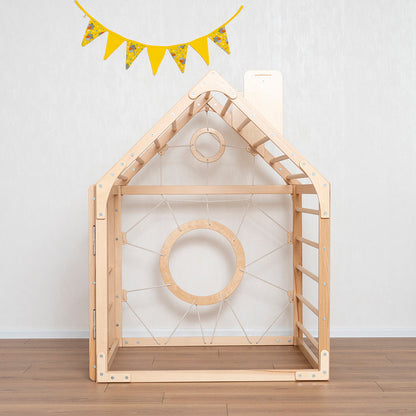 Wooden Climbing Playhouse