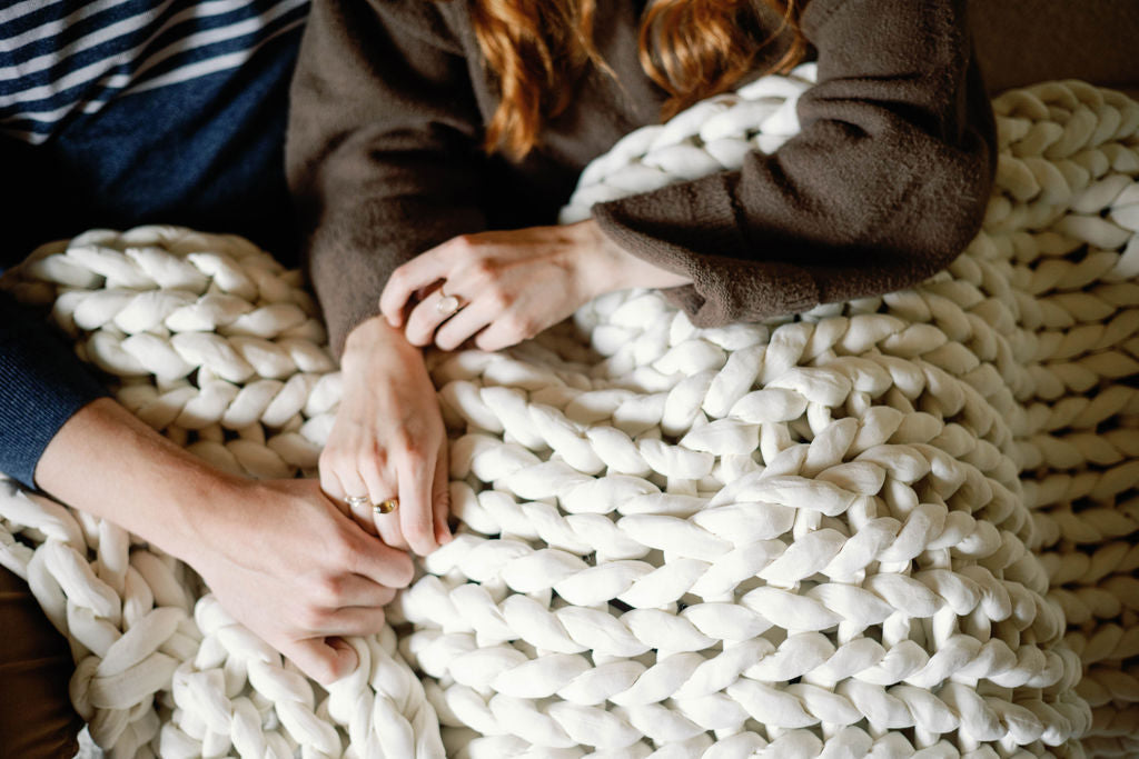 Knit Weighted Blanket by Nuzzie