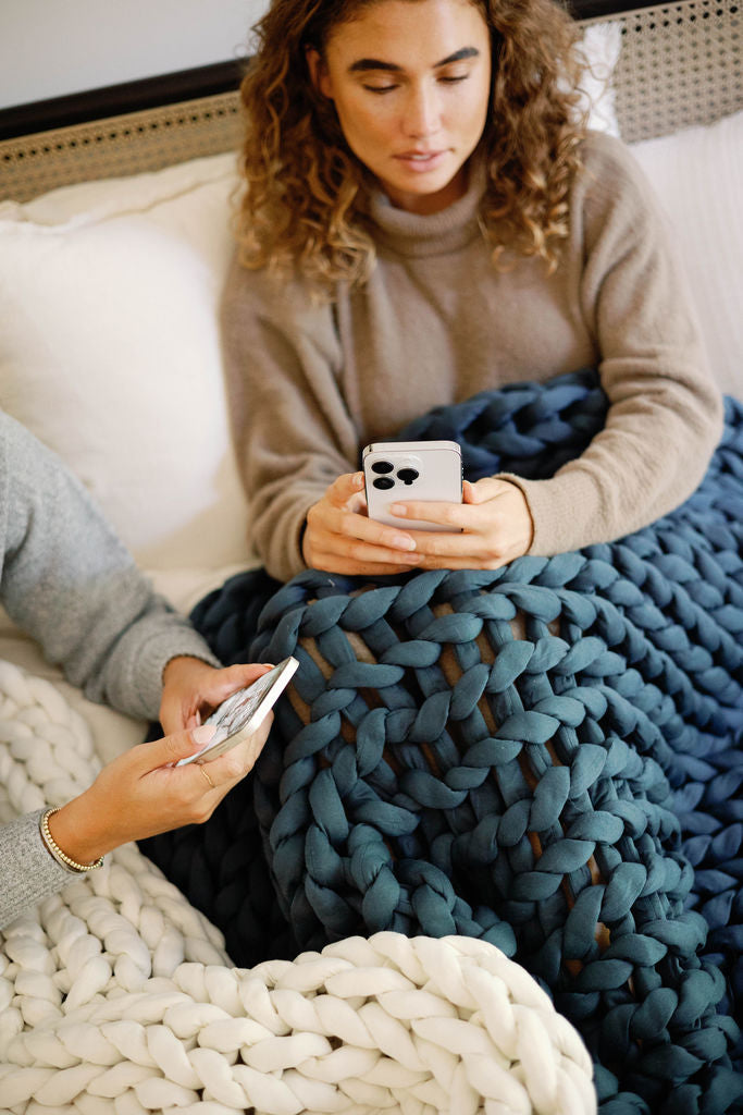 Knit Weighted Blanket by Nuzzie