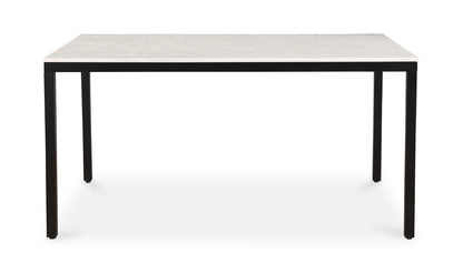 Parson Marble Small Dining Table White