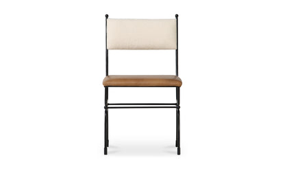 Posta Dining Chair Brown Leather