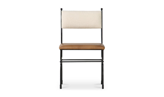 Posta Dining Chair Brown Leather