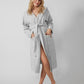 Ribbed Hooded Robe