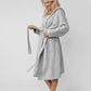 Ribbed Hooded Robe