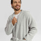 Ribbed Hooded Robe