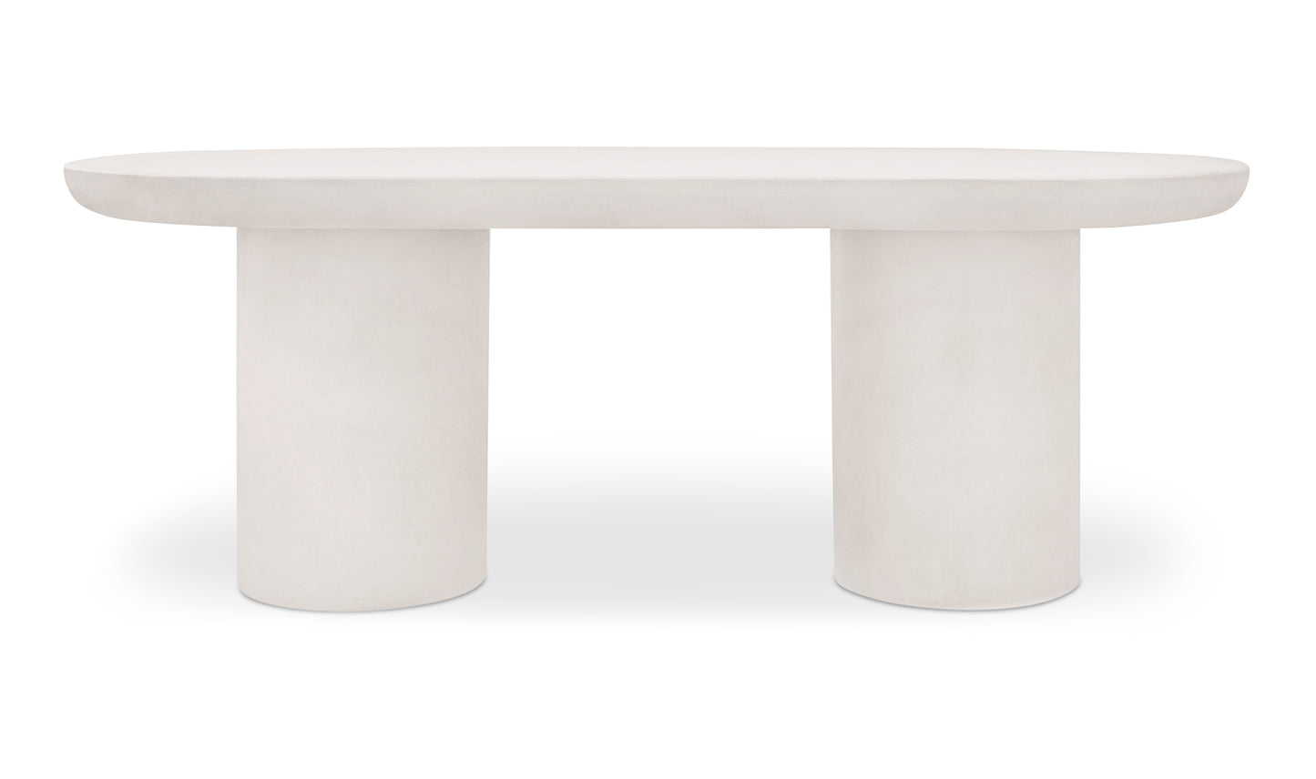 Rocca Oval Dining Table Cream