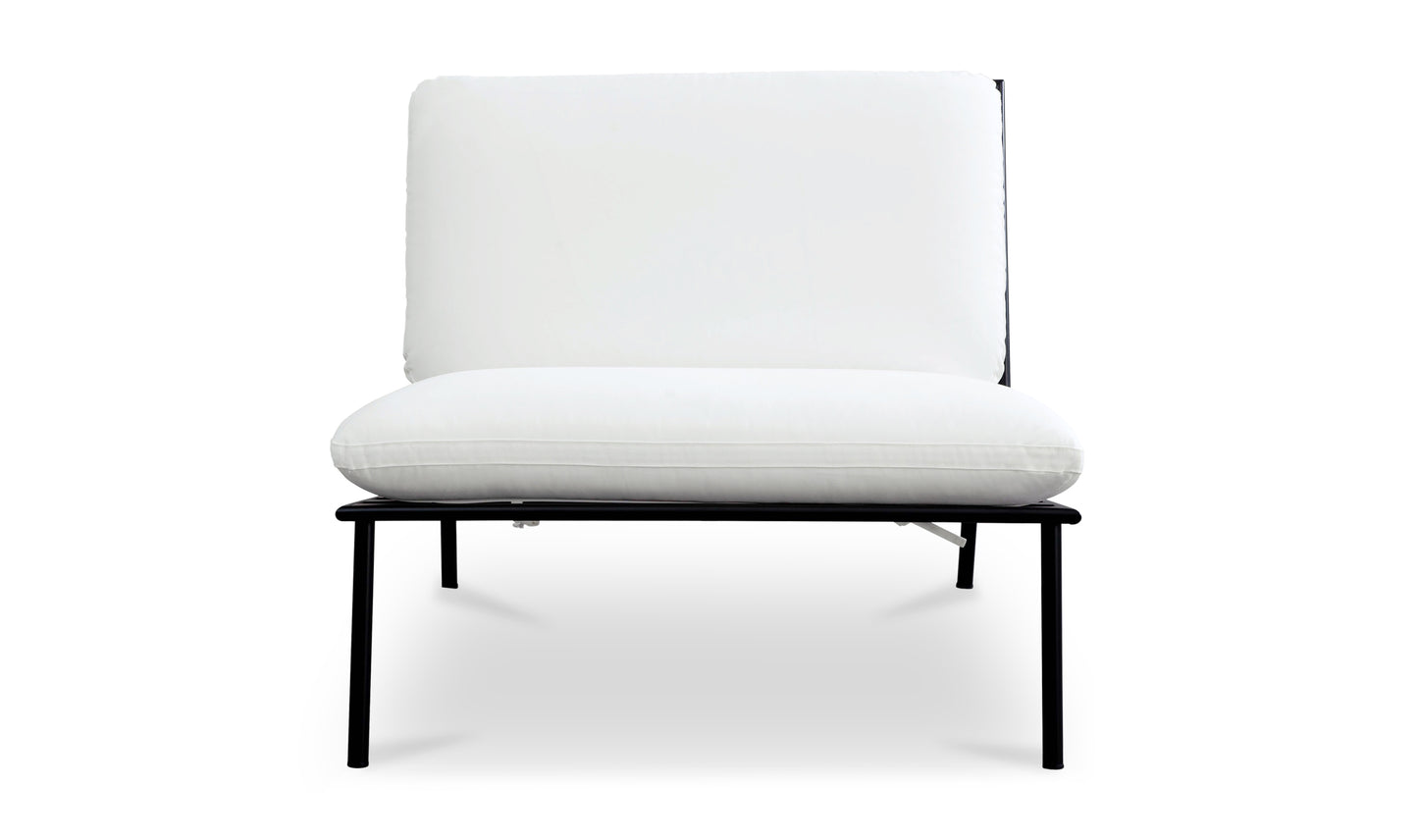 Salma Outdoor Accent Chair White