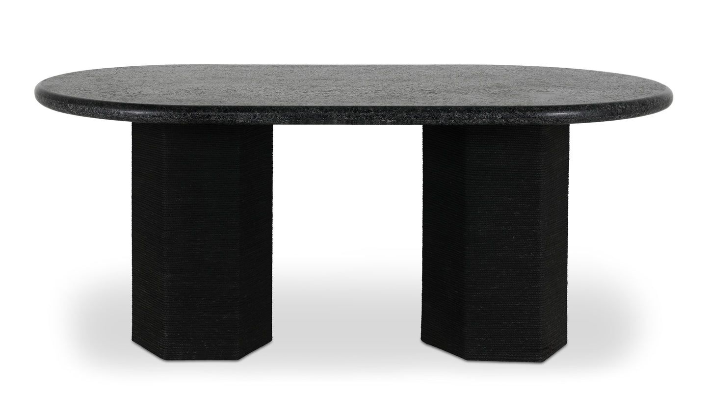 Sartoria Dining Table Black Granite