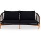 KUNA BLACK OUTDOOR SOFA