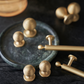 Unique Ball Round Knobs and Pulls - Satin Brass