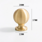 Unique Ball Round Knobs and Pulls - Satin Brass