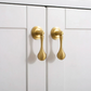 Unique Ball Round Knobs and Pulls - Satin Brass