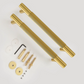 Premium Linear Solid Brass Sliding Door Handles