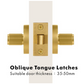 Premium Linear Solid Brass Sliding Door Handles