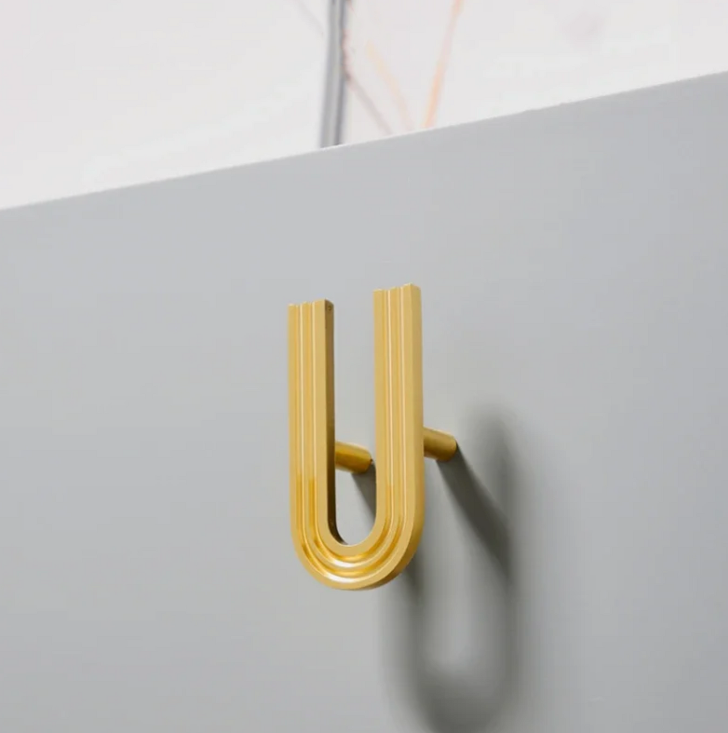 Unique Minimalist Golden Cupboard Handles