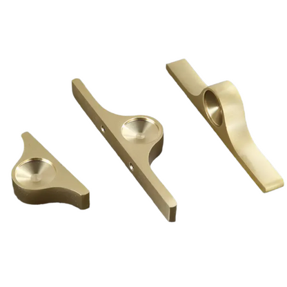 Brass Solid Knob and Pull with Hole Design