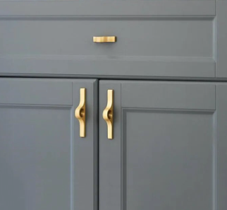 Brass Solid Knob and Pull with Hole Design